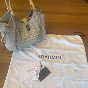 Like new Brahmin Celia - Sand Dune Melbourne purse.